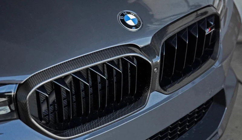 BMW 5 Series G30 & M5 F90 LCI Pre-Preg Carbon Fibre Grille Surround by TREVORA (2020-2023)