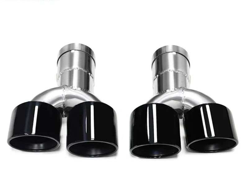 Quad Exhaust Tailpipes For BMW G01 X3 G02 X4 30i 2.0T 2022-2023 Petrol Carbon Fiber Tailpipe Muffler Exhaust System