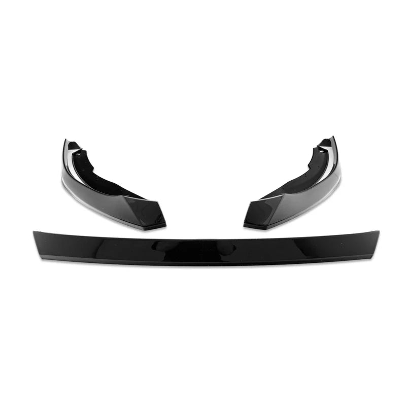 VW Golf GTI Clubsport Mk8.5 EVO-1 Gloss Black Front Splitter by ZAERO (2024+)