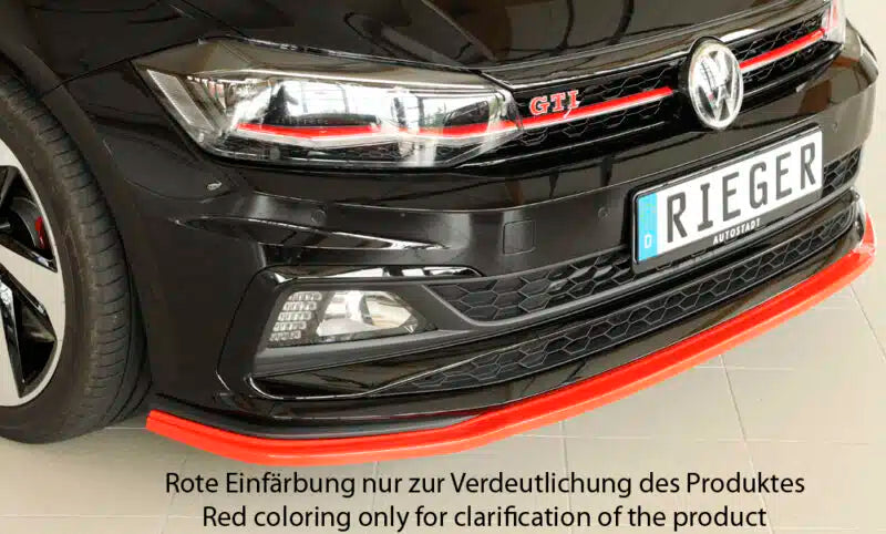 Rieger VW Polo GTI MK6 Pre-Facelift (17-21) Front Splitter