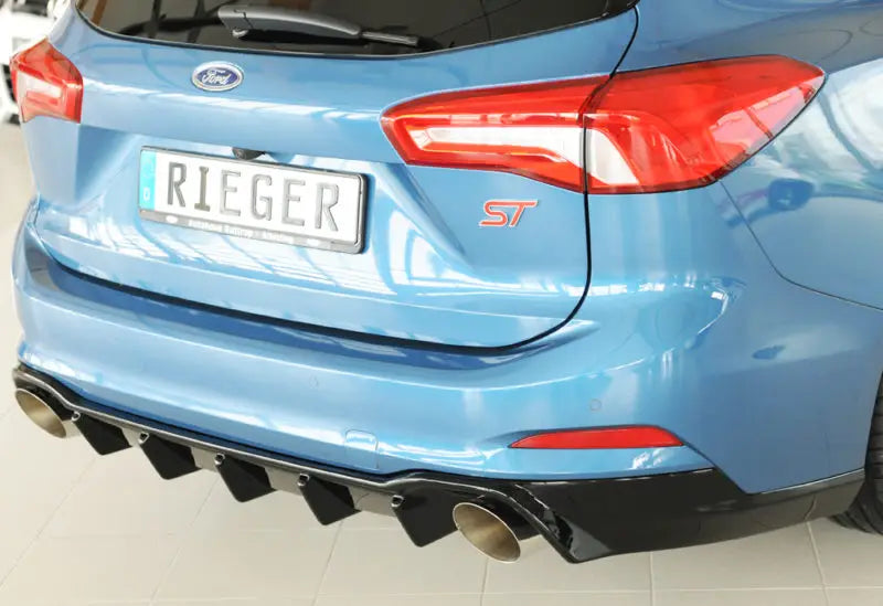 Rieger Ford Focus Mk4 ST Estate Rear Bumper Diffuser – Gloss Black (2018+)