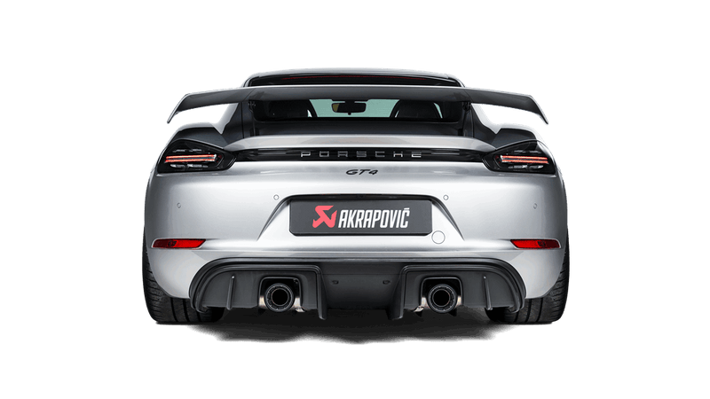 AKRAPOVIC | PORSCHE 718 CAYMAN GT4 / SPYDER - OPF/GPF 2020 | Slip-On Race Line (Titanium)