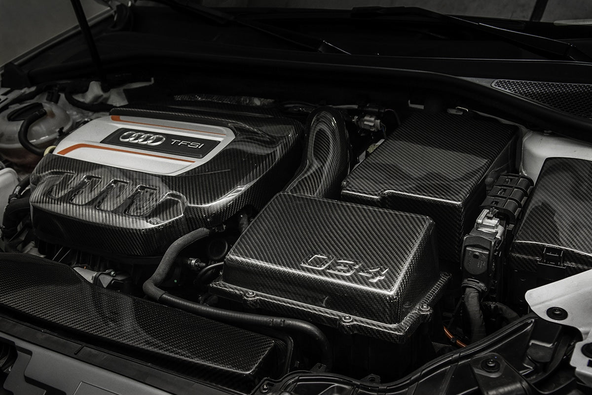 Carbon Fiber Fuse Box Cover MkVII Volkswagen GTI & Golf R 8V Audi A3 S3 RS3 & MkIII Audi TT TTS TTRS
