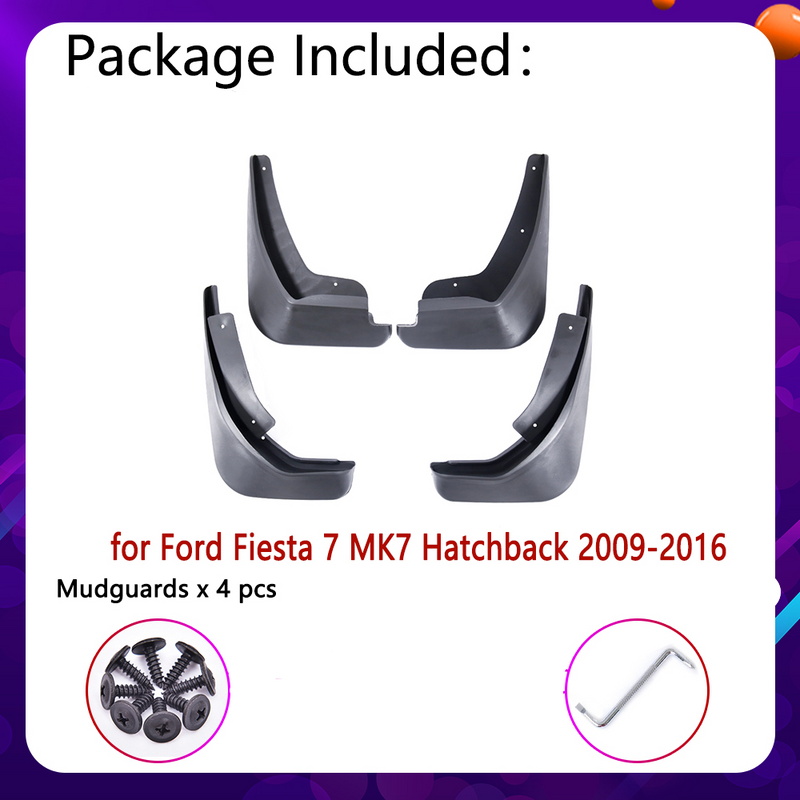Ford Fiesta Mud Guards - MK7 / MK7.5 (2009-2017)