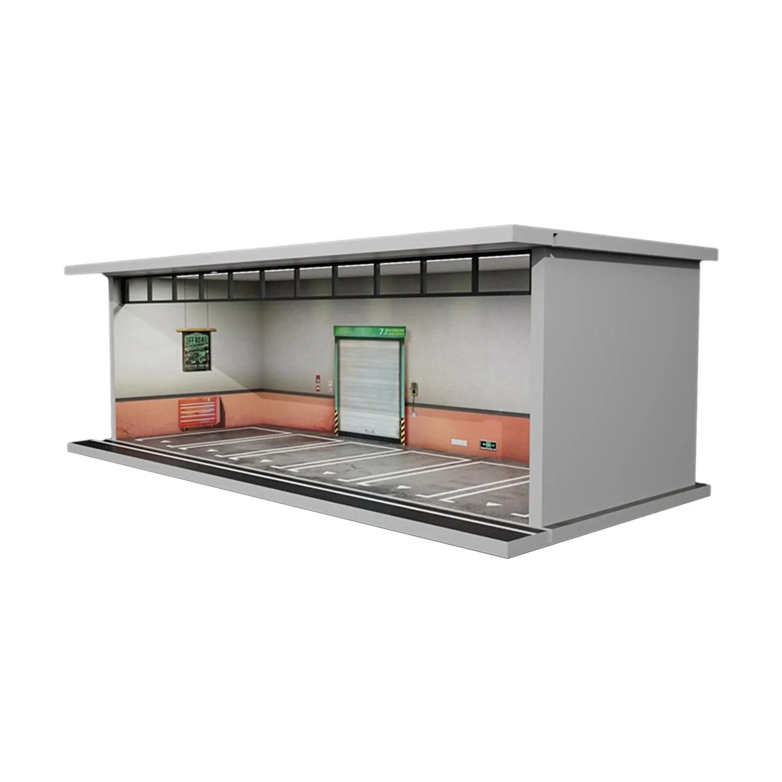 1/64 Scale Model Car Stackable Display Case With LED Lighting (Multiple Themes)