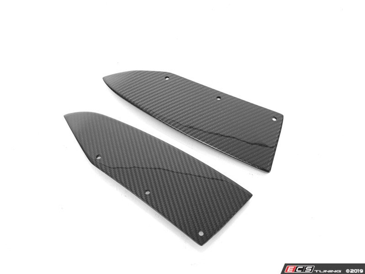 ECS Carbon Fibre Rear Bumper Side Splitters - B8.5 S4 / A4 S-Line Facelift