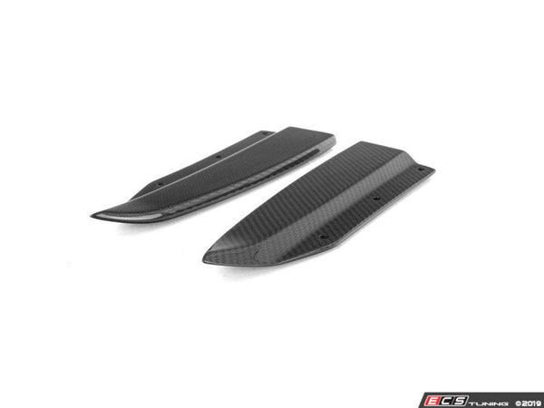 ECS Carbon Fibre Rear Bumper Side Splitters - B8.5 S4 / A4 S-Line Facelift