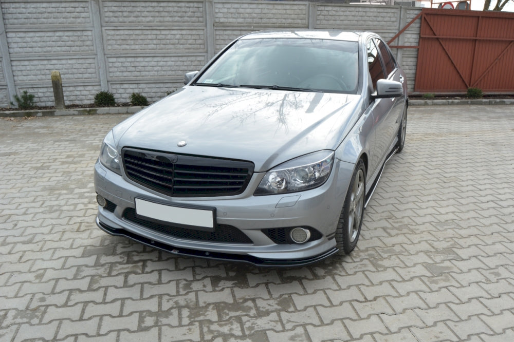 Maxton Design Front Splitter for Mercedes C-Class W204 AMG-Line (Pre-Face 2007-2010)