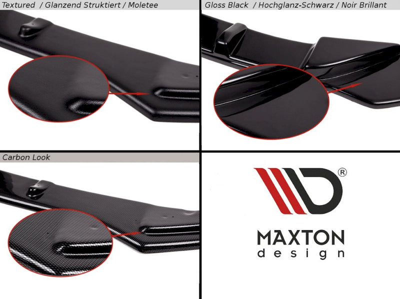 Maxton Design Front Splitter for Ford Focus MK3 ST250 Pre-Face (2012-2014)