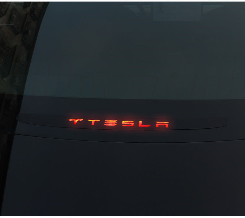 TESLA Model 3 Rear High level Brake Light Logo Sticker (2017+)