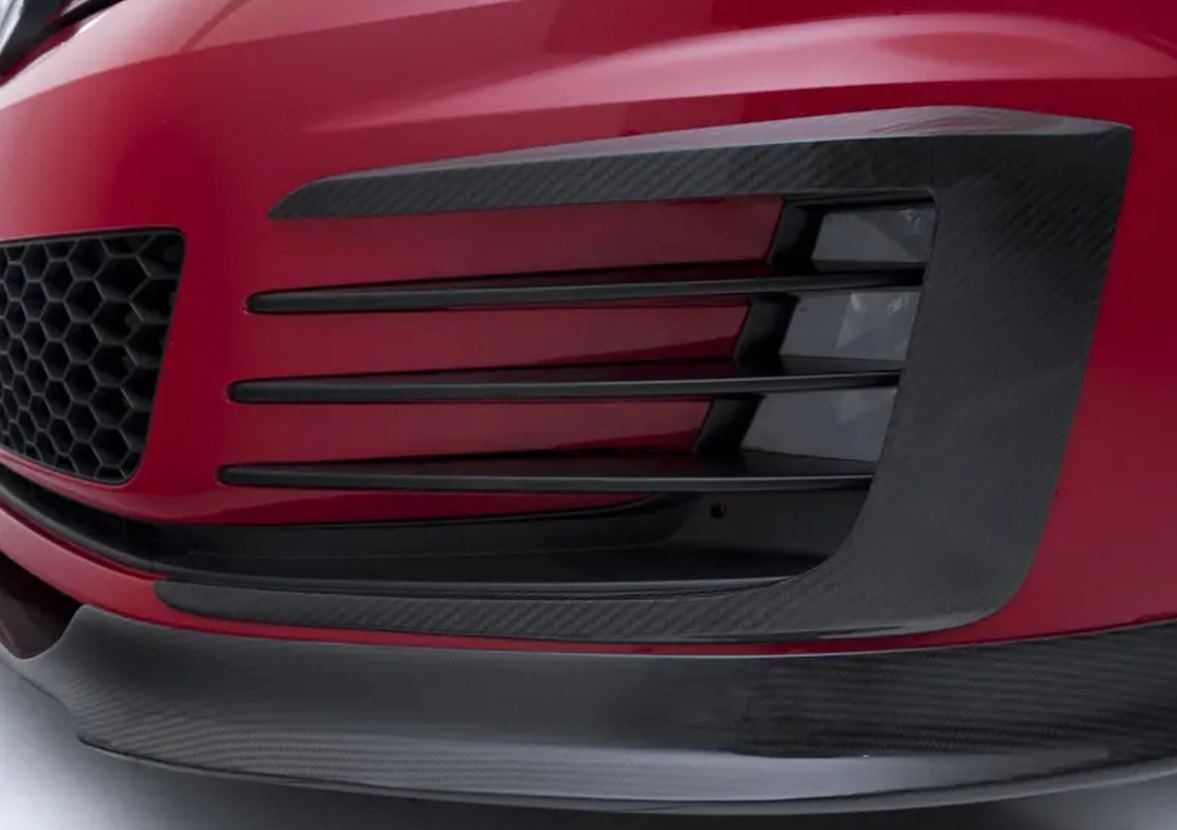 ECS Tuning Carbon Fibre Front Bumper Grille Flare Set - Mk7 GTI