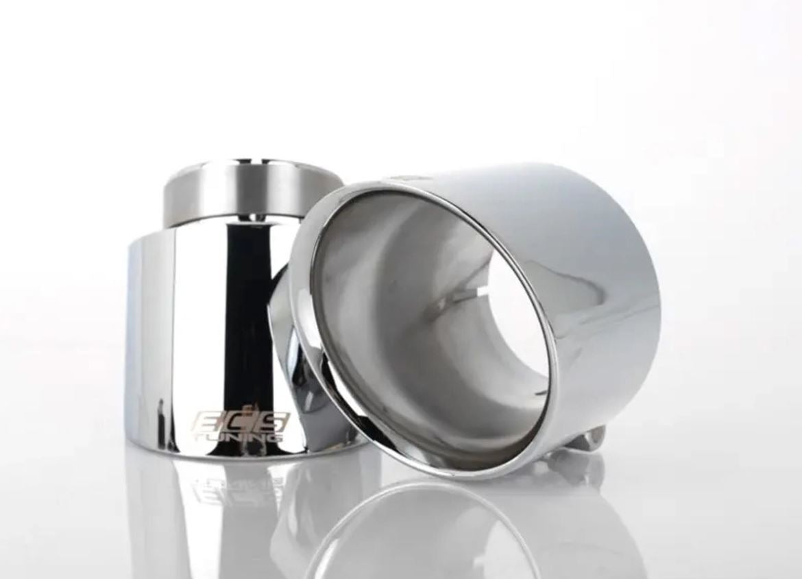 ECS Tuning 4" OE Fit Exhaust Tips - Chrome - Pair - Mk6/Mk7 GTI