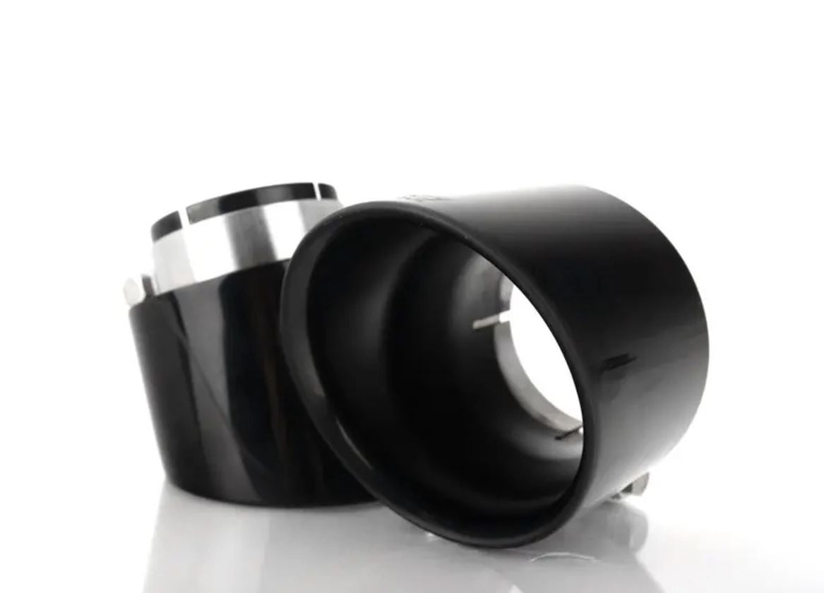 ECS Tuning 4" OE Fit Exhaust Tips - Black Chrome - Pair - Mk6/Mk7 GTI