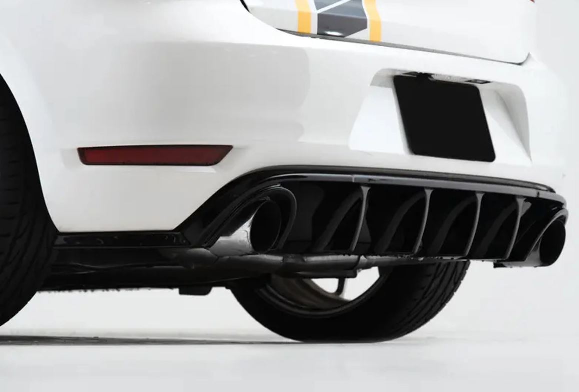 ECS Tuning Gloss Black Rear Diffuser - Golf Mk6 GTI