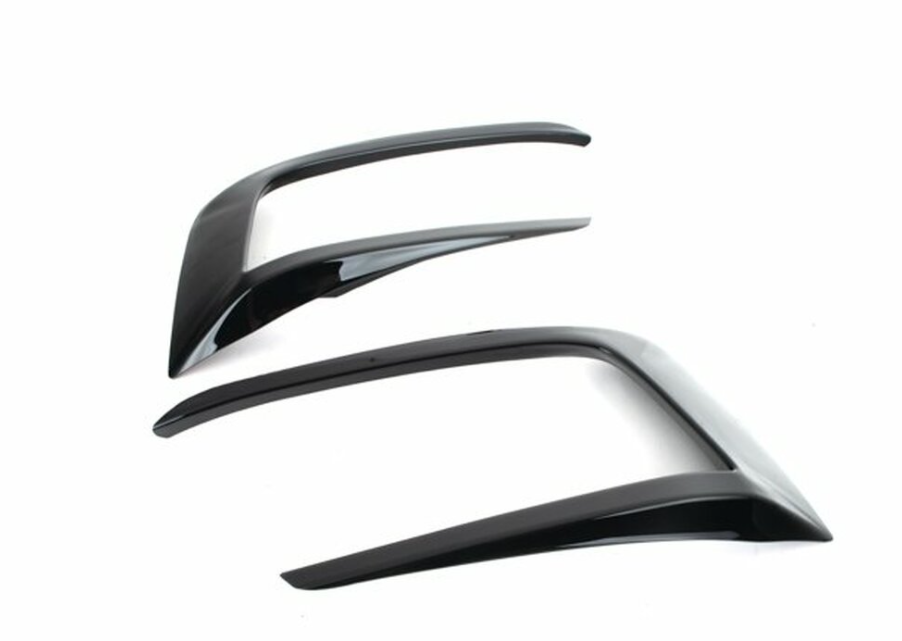 ECS Tuning Gloss Black Front Bumper Grille Flare Set - Mk7 GTI