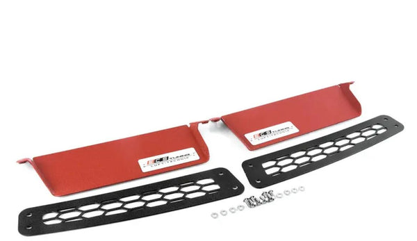 ECS Tuning Air Inlet Scoop Kit - Left & Right - Red - Golf 7