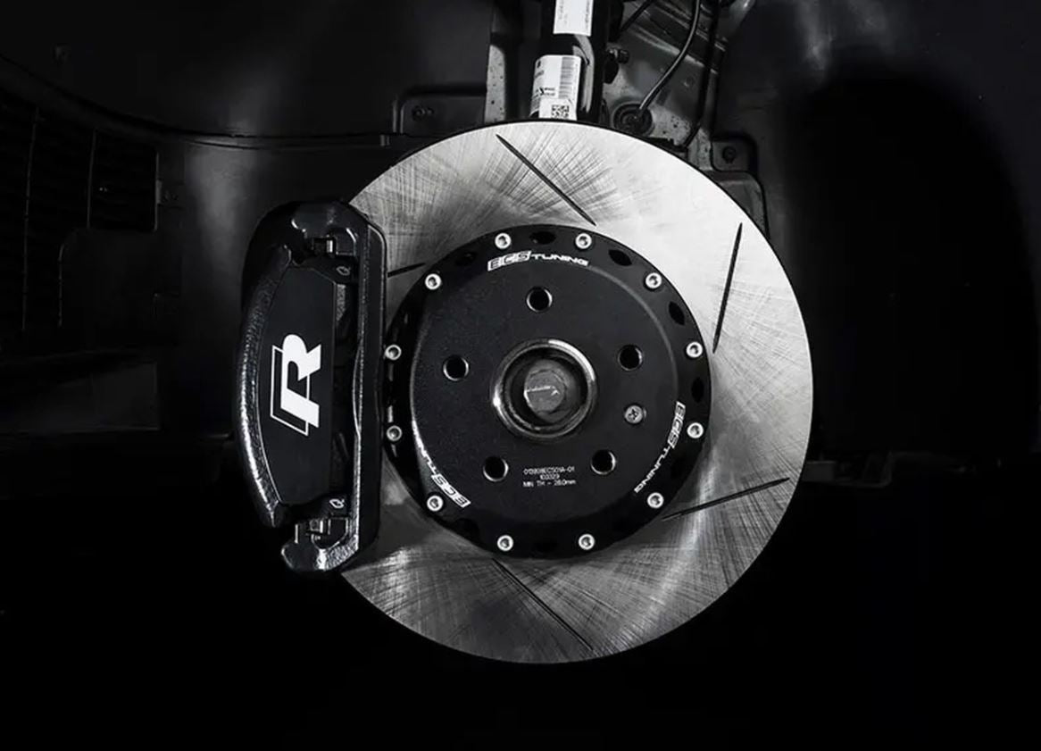 ECS Tuning - 340x30mm Front Slotted 2-Piece Semi-Floating Brake Discs Pair