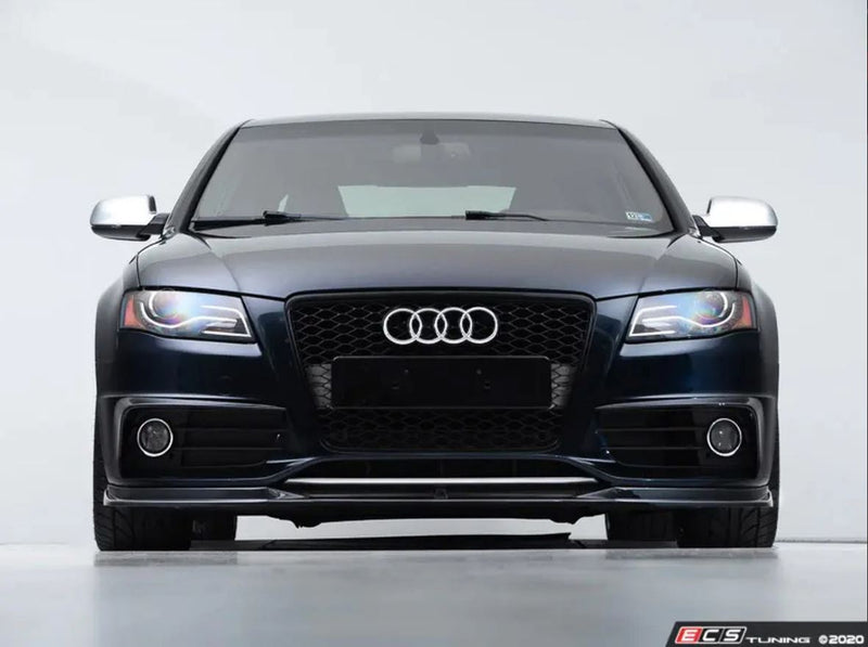 ECS Tuning Gloss Black Front Splitter - A4/S4 B8