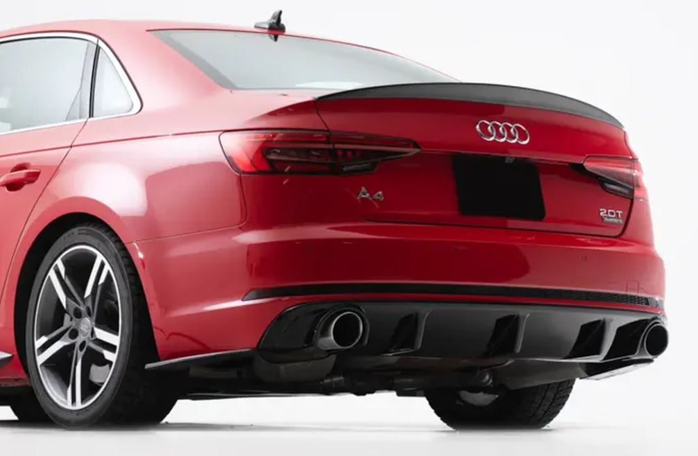 ECS Tuning Gloss Black Rear Diffuser - A4 B9 S-Line Pre-Facelift
