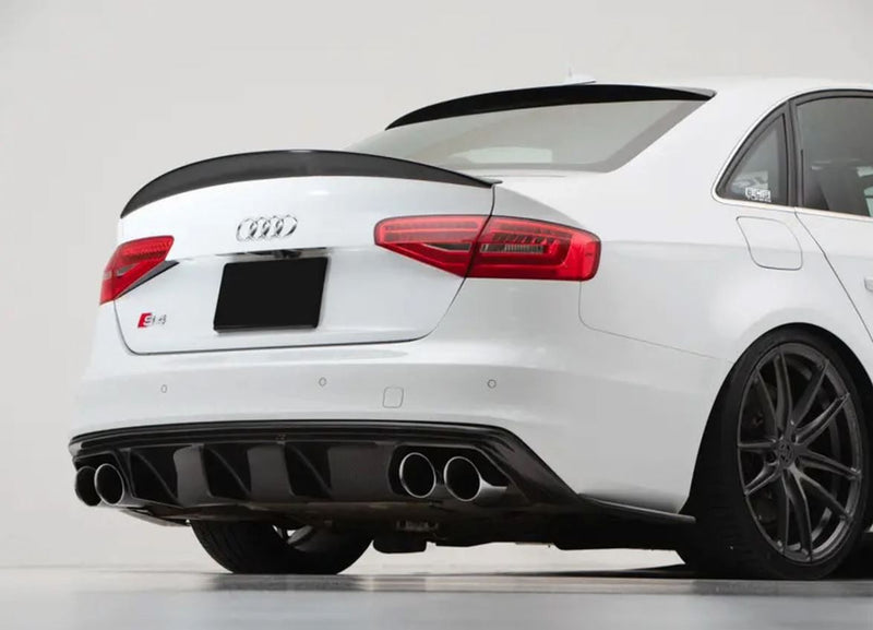 ECS Tuning Gloss Black Boot Spoiler - A4/S4 B8/B8.5