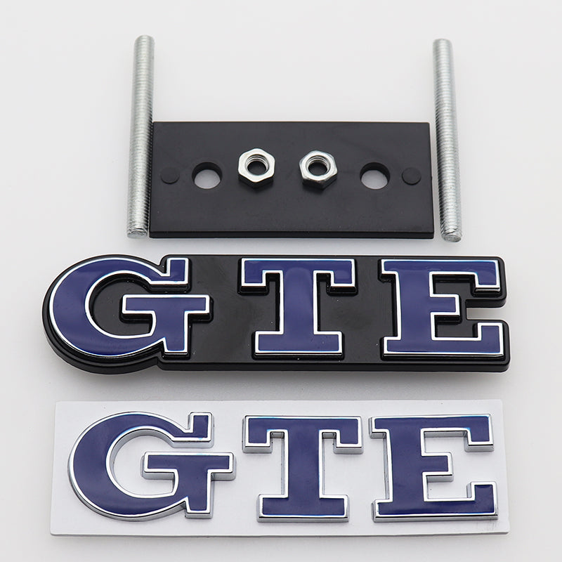 Volkswagen GTE Badges (Front Grille Replacement or Rear Boot Badge)