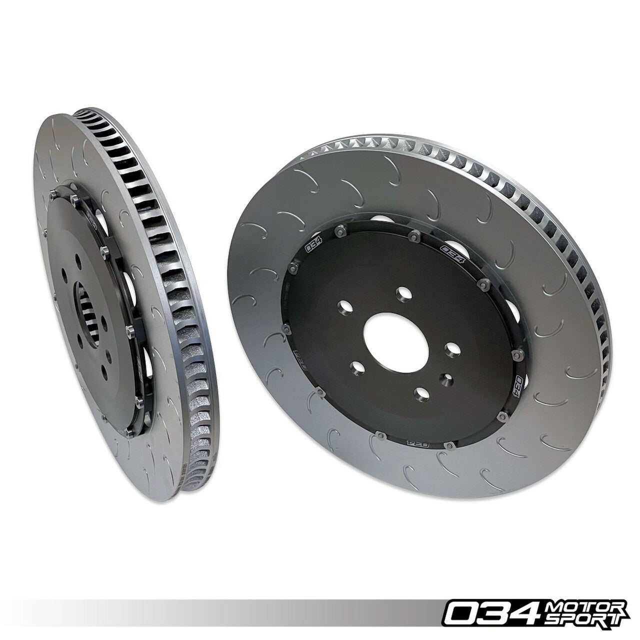 034Motorsport 2-piece Floating Front Brake Rotor Upgrade Kit For Audi 8S TTRS