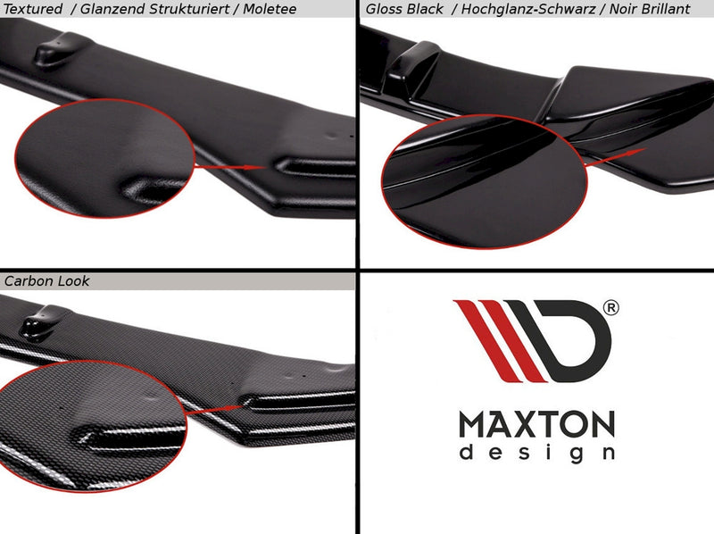 Maxton Design Front Splitter V.1 for Audi RS3 8V Facelift Sedan (2017-2020)