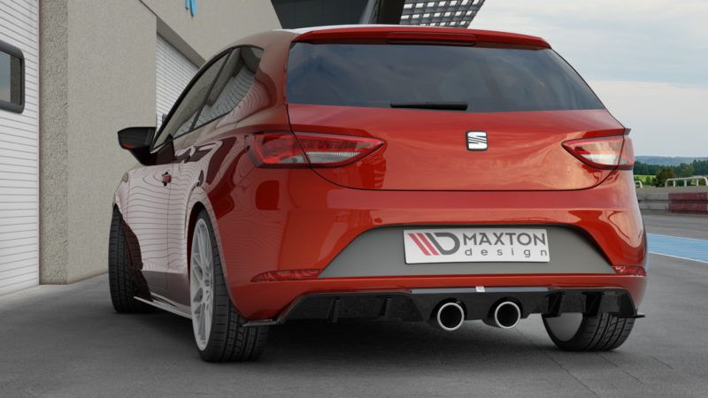 Maxton Design Rear Valance V2 Seat Leon Mk3 Cupra Facelift (2017+)