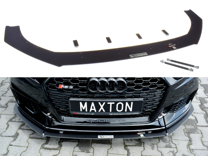 Maxton Design Front Racing Splitter V.1 Audi RS3 8V Sportback Facelift (2017-2021)