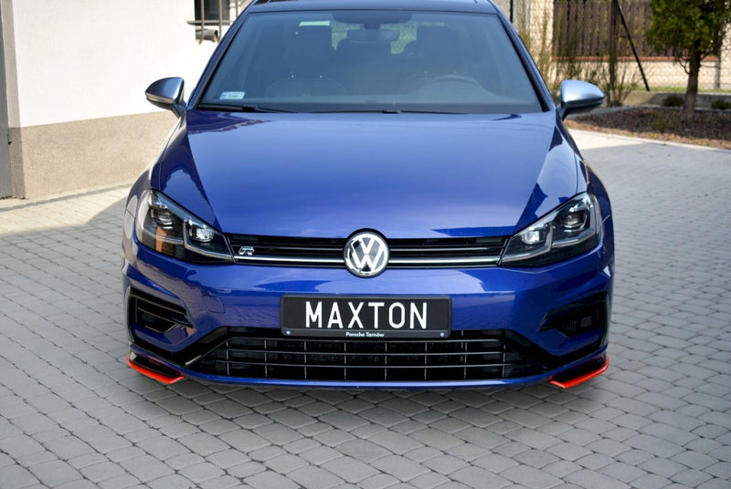 Maxton Design Front Splitter V.8 for Volkswagen Golf MK7.5 R (2017-2020)