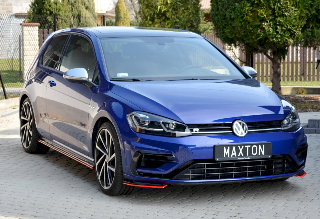Maxton Design Front Splitter V.8 for Volkswagen Golf MK7.5 R (2017-2020)
