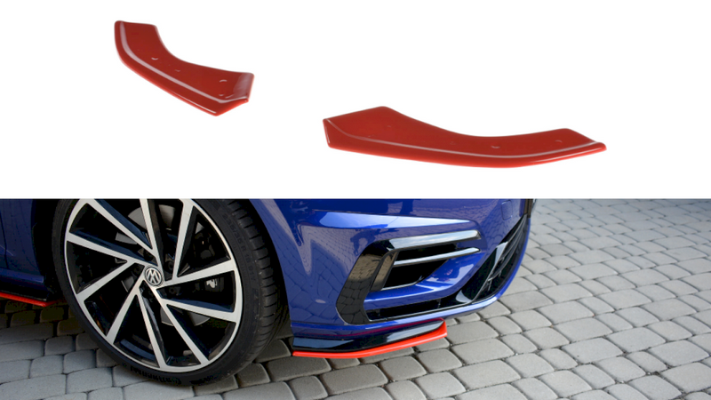 Maxton Design Front Splitter V.8 for Volkswagen Golf MK7.5 R (2017-2020)