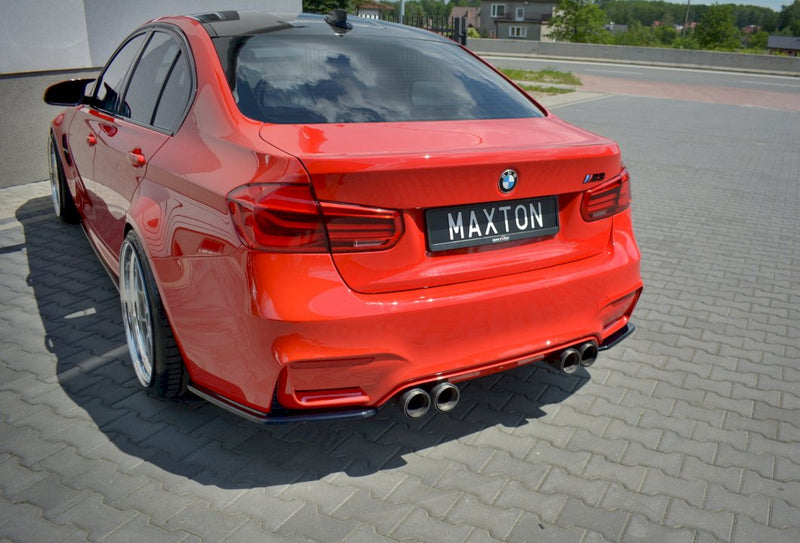 Maxton Design Rear Side Splitters/Spats V.1 For BMW M3 F80 (2014-2018)