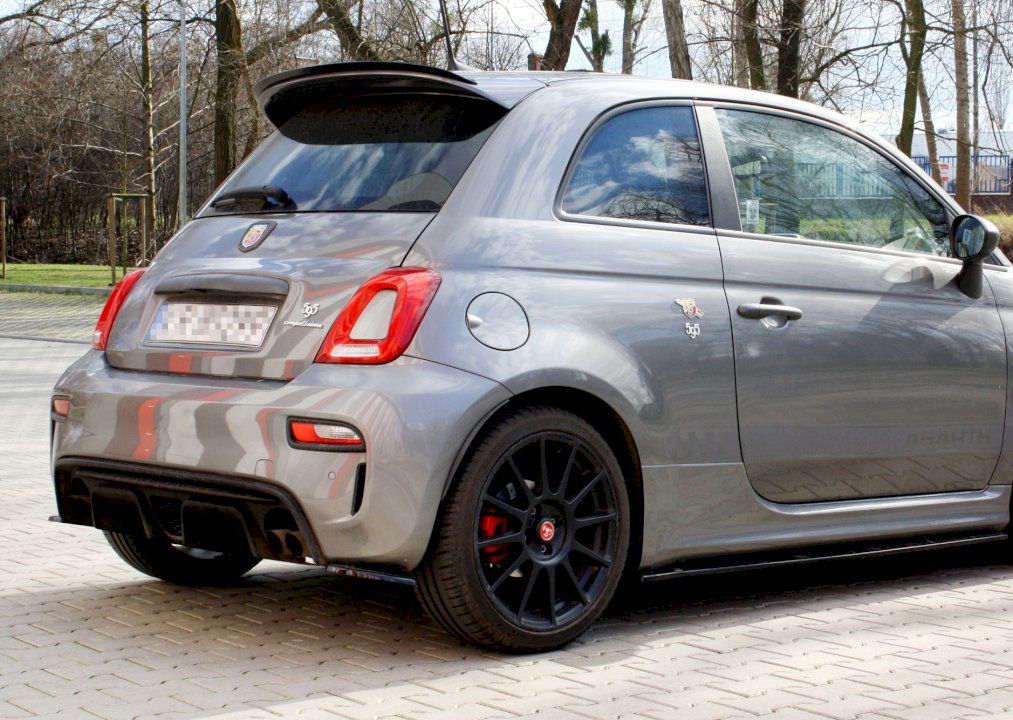 Maxton Design Rear Side Splitters/Spats For Fiat 500 Abarth MK1 Facelift (2016+)