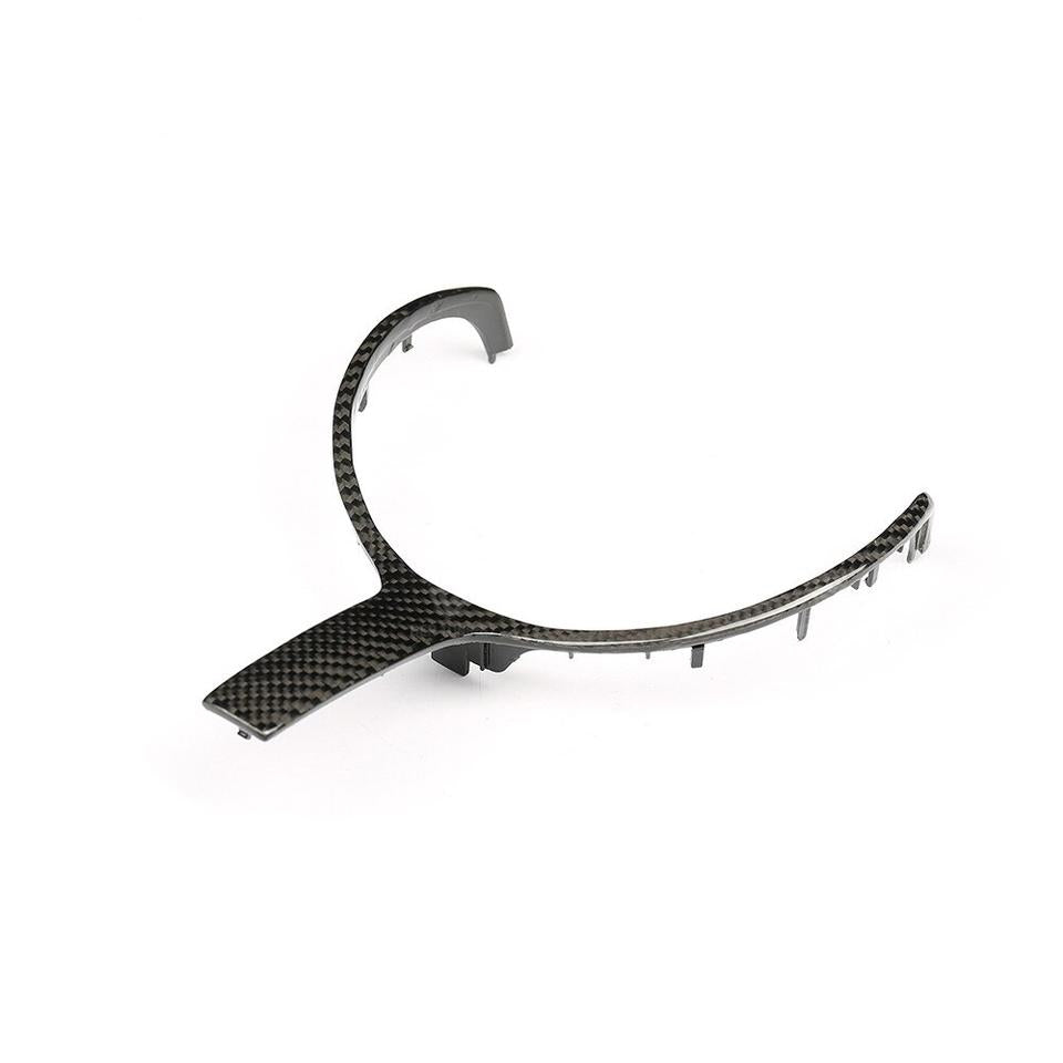 061 - BMW Carbon Fibre Steering Wheel Trim & Carbon Gear Knob Cover - Diversion Stores Car Parts And Modificaions