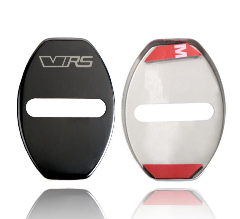 211 - Skoda VRS 4x Car Door Lock Covers For Octavia / Rapid / Superb / Fabia - Diversion Stores Car Parts And Modificaions
