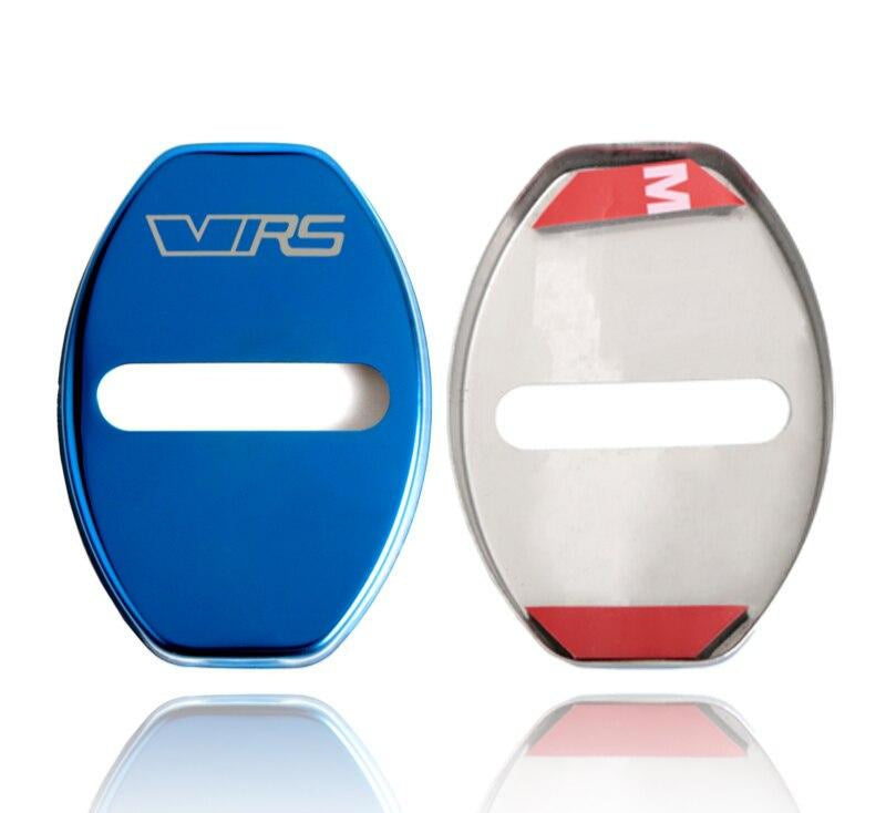 211 - Skoda VRS 4x Car Door Lock Covers For Octavia / Rapid / Superb / Fabia - Diversion Stores Car Parts And Modificaions