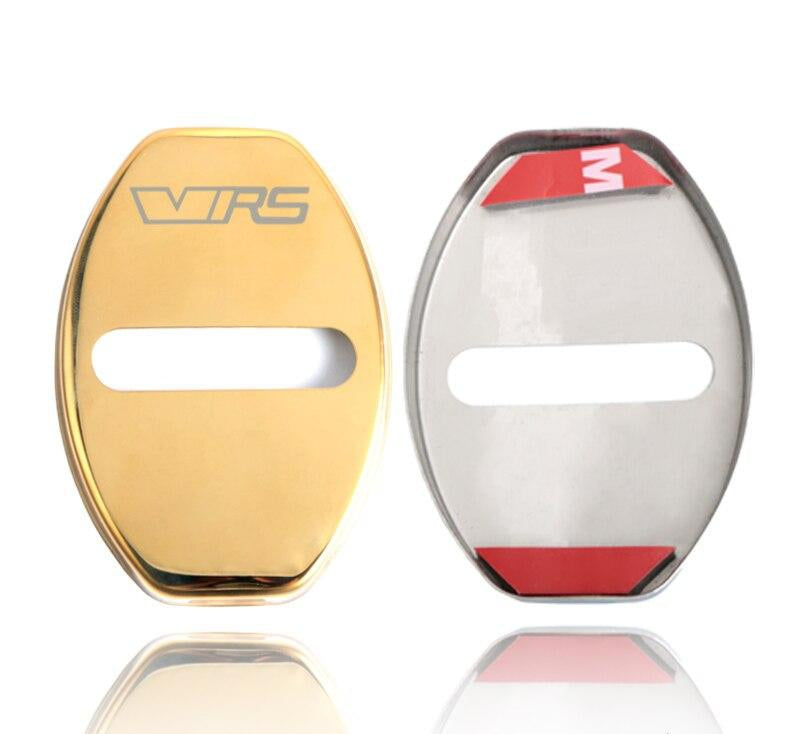 211 - Skoda VRS 4x Car Door Lock Covers For Octavia / Rapid / Superb / Fabia - Diversion Stores Car Parts And Modificaions