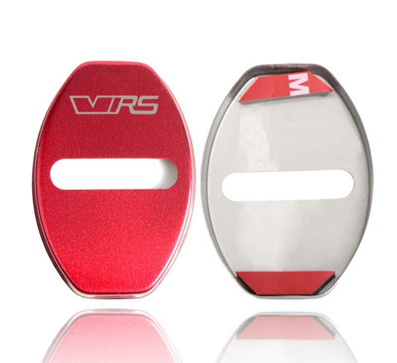 211 - Skoda VRS 4x Car Door Lock Covers For Octavia / Rapid / Superb / Fabia - Diversion Stores Car Parts And Modificaions
