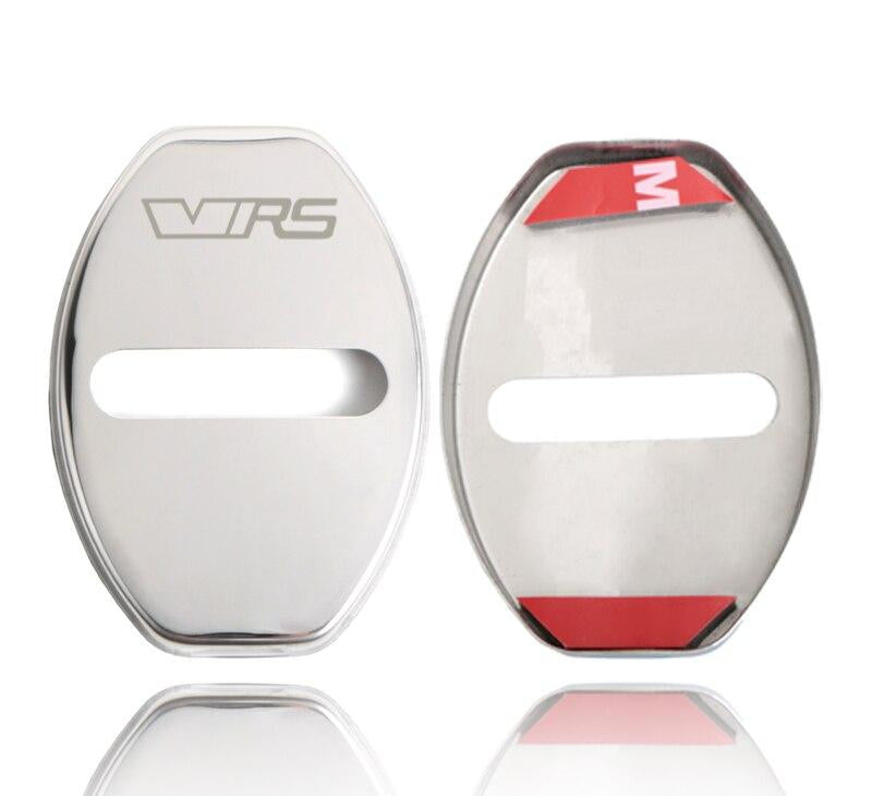 211 - Skoda VRS 4x Car Door Lock Covers For Octavia / Rapid / Superb / Fabia - Diversion Stores Car Parts And Modificaions