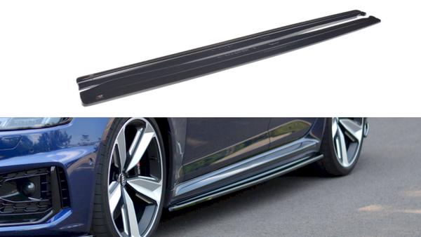 Maxton Design Side Skirts for Audi RS4 B9 (2017-2019)