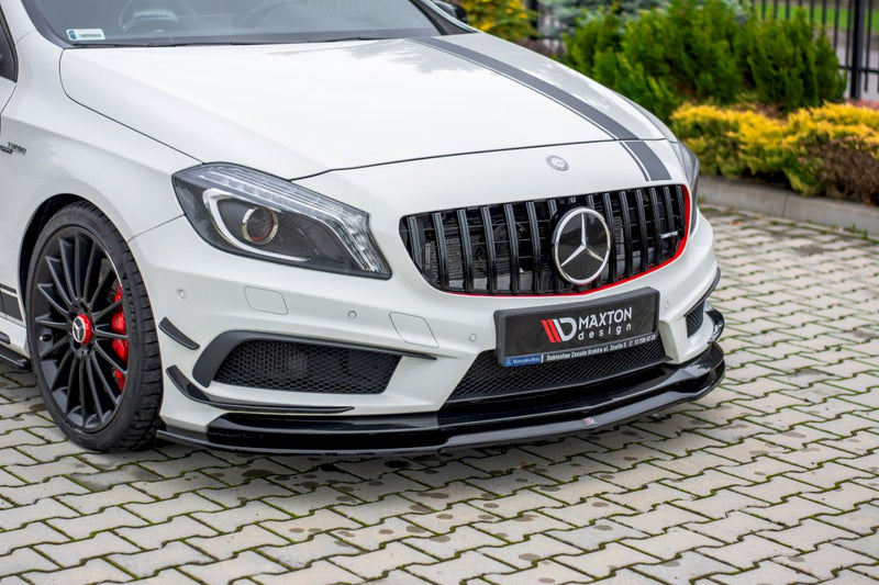 Maxton Design Front Splitter for Mercedes A45 AMG W176 (Pre-Face 2013-2015)