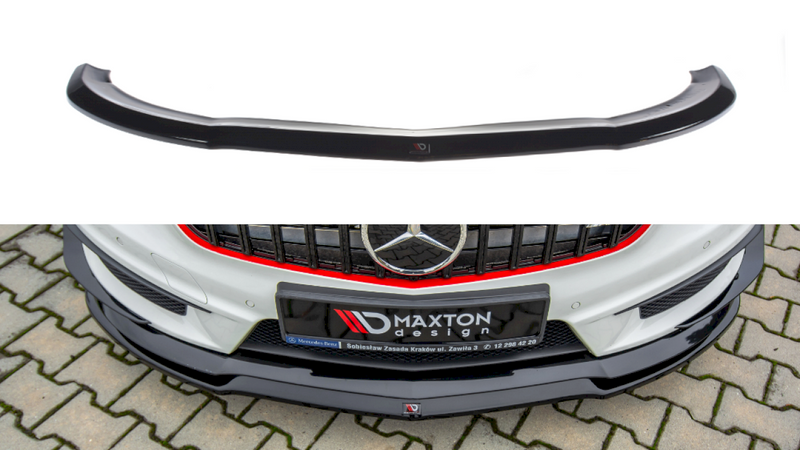 Maxton Design Front Splitter for Mercedes A45 AMG W176 (Pre-Face 2013-2015)