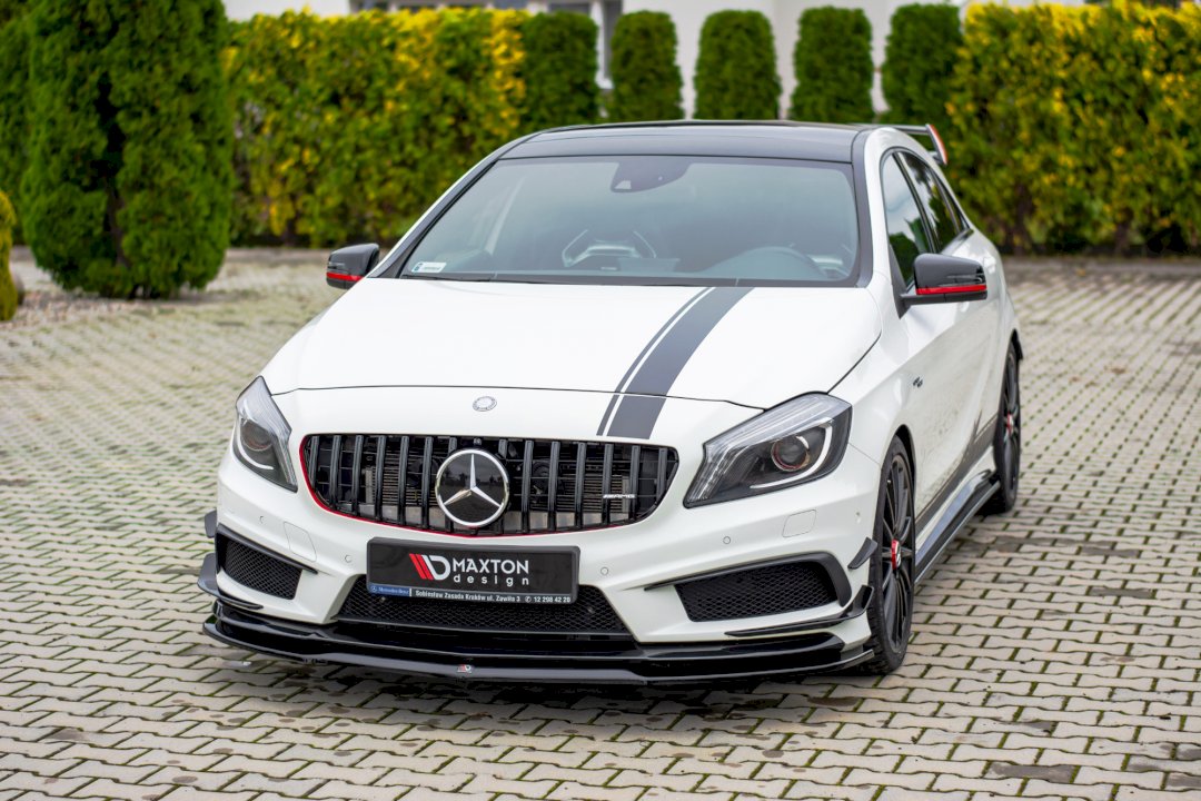 Maxton Design Front Splitter for Mercedes A45 AMG W176 (Pre-Face 2013-2015)