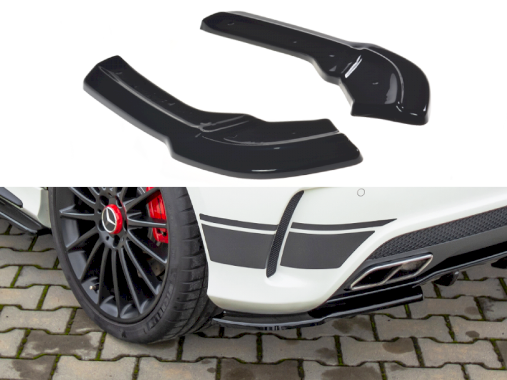 Maxton Design Rear Side Splitters/Spats for Mercedes A45 AMG W176 (Pre-Face 2013-2015)