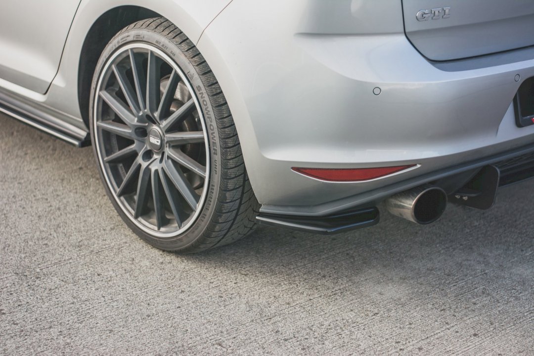 Maxton Design Rear Side Splitters/Spats V.2 For Volkswagen Golf MK7 GTI (2013-2016)