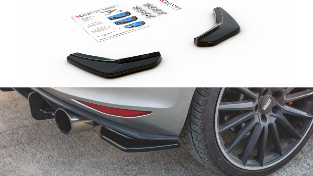 Maxton Design Rear Side Splitters/Spats V.2 For Volkswagen Golf MK7 GTI (2013-2016)