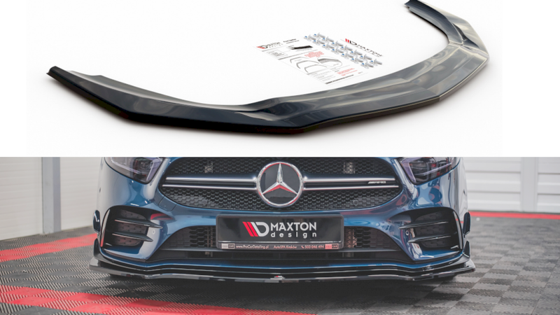 Maxton Design Front Splitter V.1 for Mercedes A35 AMG W177 (2018+)