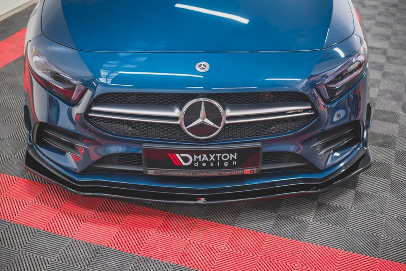 Maxton Design Front Splitter V.1 for Mercedes A35 AMG W177 (2018+)