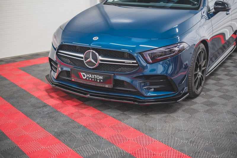 Maxton Design Front Splitter V.1 for Mercedes A35 AMG W177 (2018+)